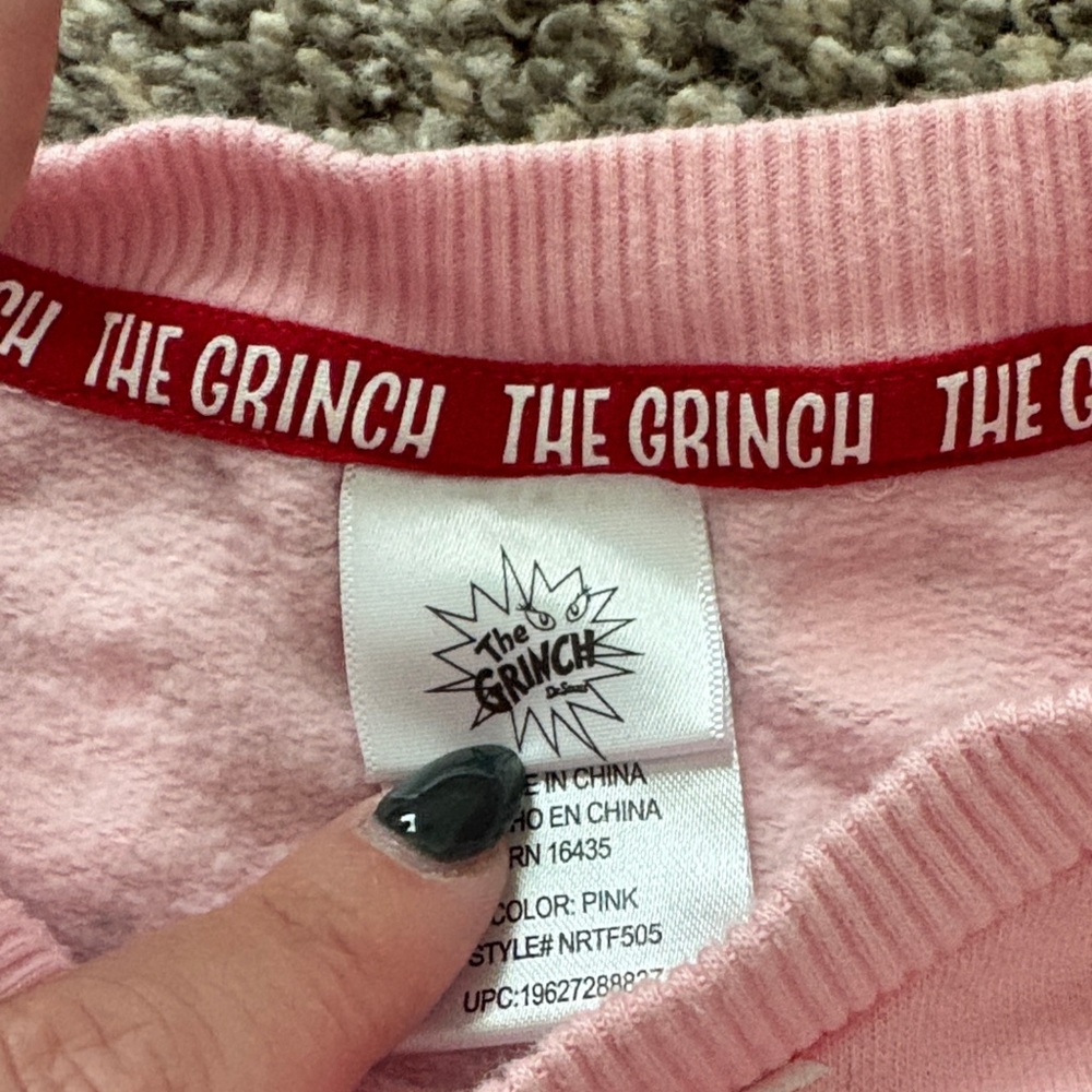 Pink Grinch Jogger Set - Picture 2 of 5